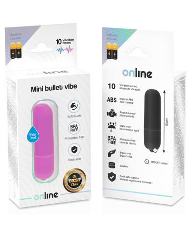 ONLINE - MINI BALLE VIBRANTE LILAS