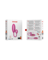 ONINDER - ŒUF VIBRANT DENVER ROSE 7 X 2,7 CM APPLICATION GRATUITE