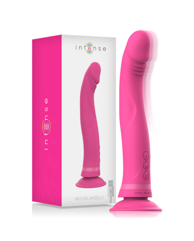 INTENSE - GODE VIBRATEUR EN SILICONE ROSE MICHELANGELO