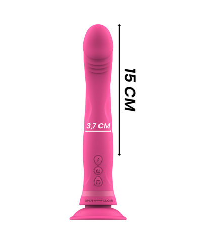 INTENSE - GODE VIBRATEUR EN SILICONE ROSE MICHELANGELO