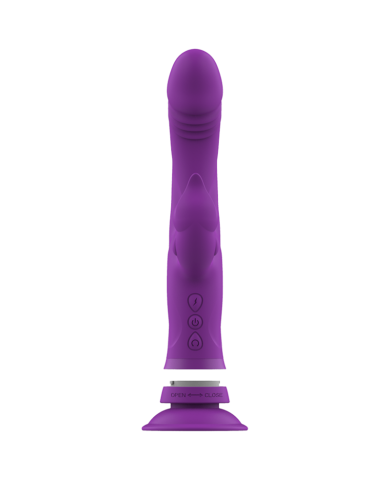INTENSE - VIBRATEUR EN SILICONE CASANOVA RABBIT TRIPLE MOTEUR VIOLET