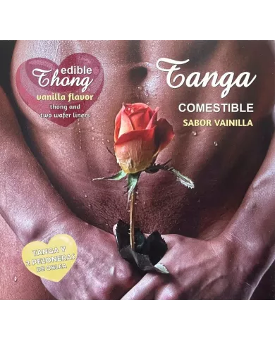 HOTFLOWERS - STRING HOMME + 2 NIPPLE AZYME VANILLE /es/pt/en/fr/it/ HOTFLOWERS - STRING HOMME + 2 NIPPLE AZYME VANILLE /es/pt/en/fr/it/