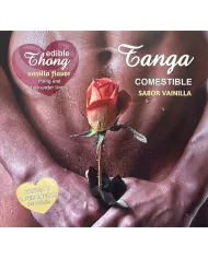 HOTFLOWERS - STRING HOMME + 2 NIPPLE AZYME VANILLE /es/pt/en/fr/it/