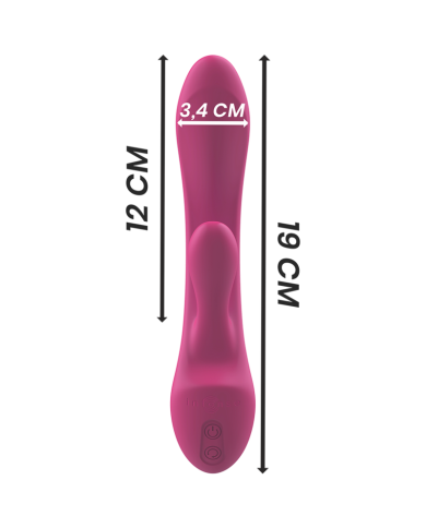 INTENSE - VIBRATEUR LUIGI RABBIT SILICONE LIQUIDE ROSE