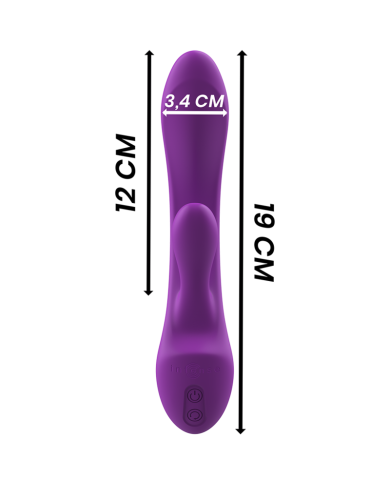 INTENSE - LUIGI RABBIT VIBRATEUR LIQUIDE SILICONE VIOLET