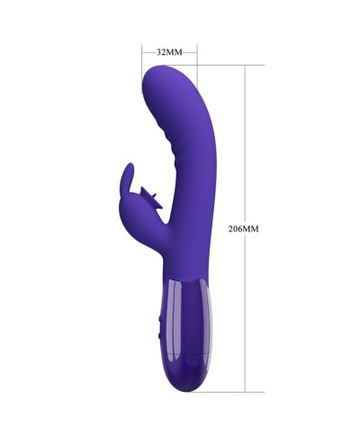 PRETTY LOVE - VIBRATEUR CERBERUS YOUTH LAPIN VIOLET