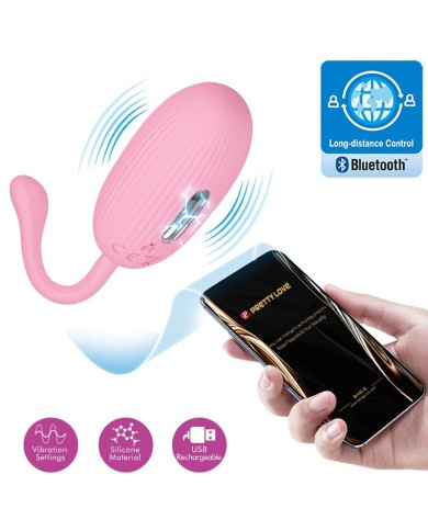 PRETTY LOVE - OEUF VIBRANT RECHARGEABLE ROSE DOREEN