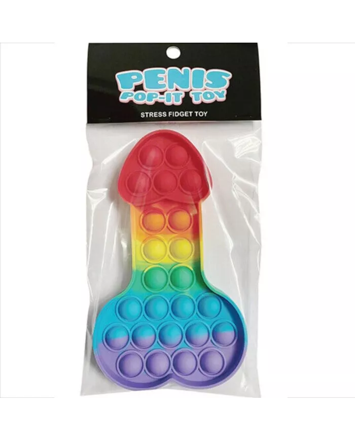 KHEPER GAMES - JOUET ANTI-STRESS POP-IT PENIS MULTICOLORE KHEPER GAMES - JOUET ANTI-STRESS POP-IT PENIS MULTICOLORE