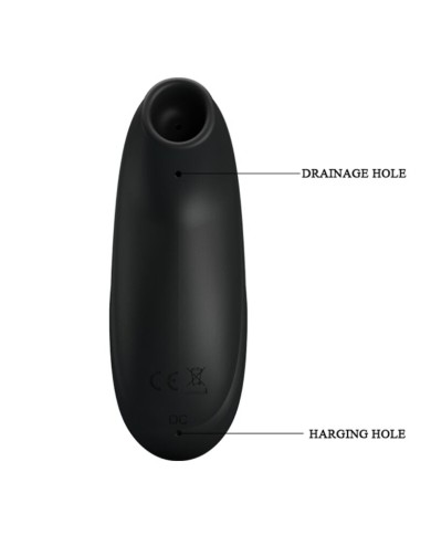 PRETTY LOVE - MASSEUR À ASPIRATION RECHARGEABLE DE LUXE NOIR
