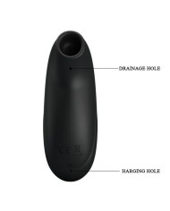 PRETTY LOVE - MASSEUR À ASPIRATION RECHARGEABLE DE LUXE NOIR