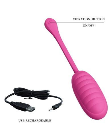 PRETTY LOVE - OEUF VIBRANT RECHARGEABLE CATALINA ROSE APP