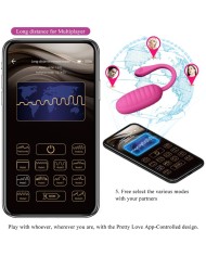 PRETTY LOVE - OEUF VIBRANT RECHARGEABLE CATALINA ROSE APP
