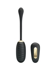 PRETTY LOVE - DOREEN OEUF VIBRANT RECHARGEABLE DE LUXE NOIR TÉLÉCOMMANDE