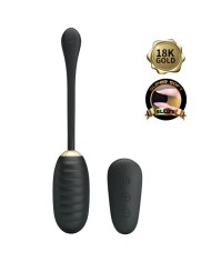 PRETTY LOVE - DOREEN OEUF VIBRANT RECHARGEABLE DE LUXE NOIR TÉLÉCOMMANDE