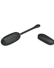 PRETTY LOVE - DOREEN OEUF VIBRANT RECHARGEABLE DE LUXE NOIR TÉLÉCOMMANDE