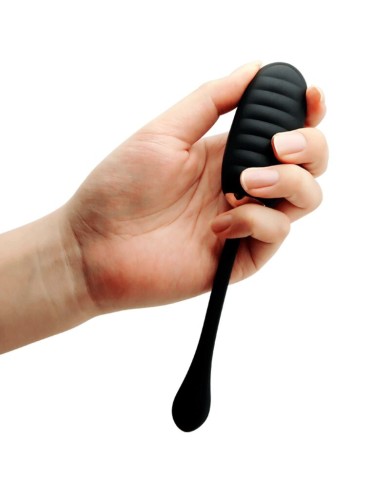 PRETTY LOVE - DOREEN OEUF VIBRANT RECHARGEABLE DE LUXE NOIR TÉLÉCOMMANDE
