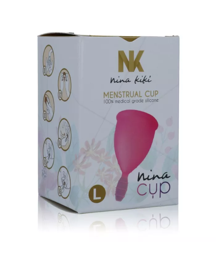 NINA KIKÍ - COUPE MENSTRUELLE ROSE - TAILLE L NINA KIKÍ - COUPE MENSTRUELLE ROSE - TAILLE L