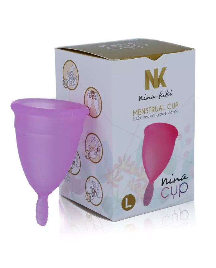 NINA KIKÍ - COUPE MENSTRUELLE VIOLET - TAILLE L NINA KIKÍ - COUPE MENSTRUELLE VIOLET - TAILLE L