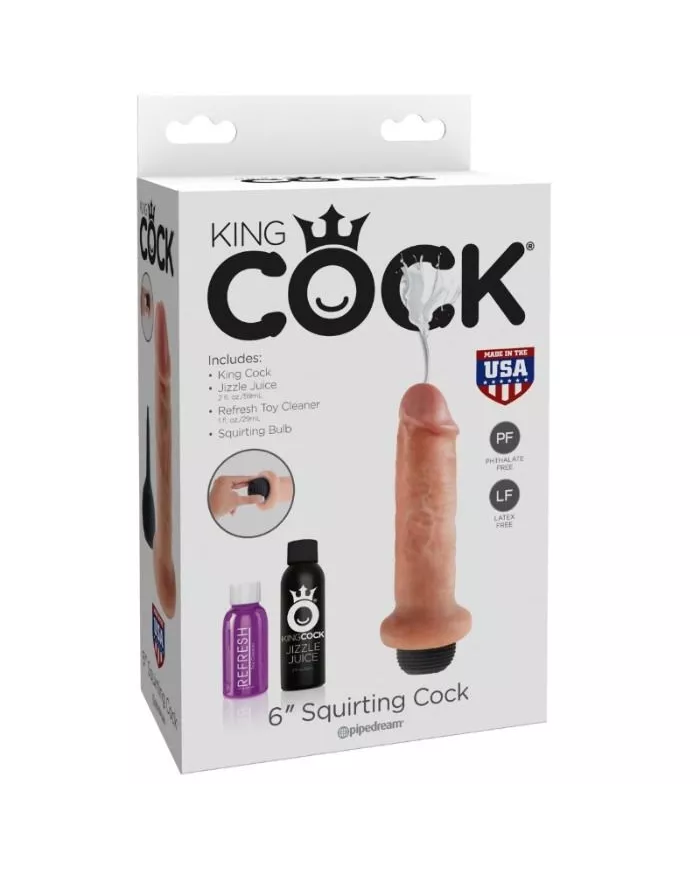 KING COCK - 15.24 CM GODE ÉJACULANTE KING COCK - 15.24 CM GODE ÉJACULANTE