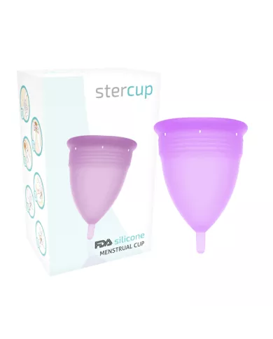 STERCUP - COUPE MENSTRUELLE EN SILICONE FDA LILAS - TAILLE L STERCUP - COUPE MENSTRUELLE EN SILICONE FDA LILAS - TAILLE L