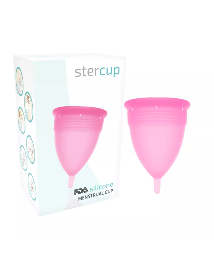 STERCUP - COUPE MENSTRUELLE EN SILICONE FDA ROSE - TAILLE S STERCUP - COUPE MENSTRUELLE EN SILICONE FDA ROSE - TAILLE S