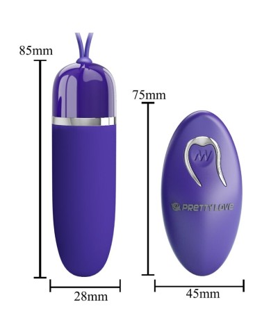 PRETTY LOVE - MINI BALLE VIBRANTE DARLENE YOUTH VIOLET