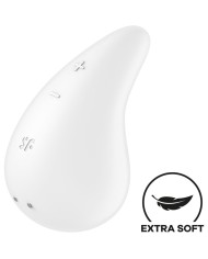 SATISFYER - VIBRATEUR DEW DROP LAY-ON BLANC