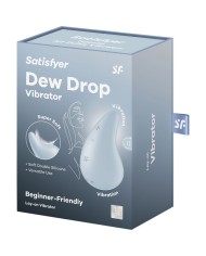 SATISFYER - VIBRATEUR DEW DROP LAY-ON BLANC