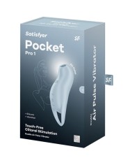 SATISFYER - POCKET PRO 1 STIMULATEUR DE CLITORIS BLEU CLAIR