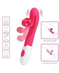 ROMANCE - VIBRATEUR ET STIMULATEUR 30 VITESSES ROSE