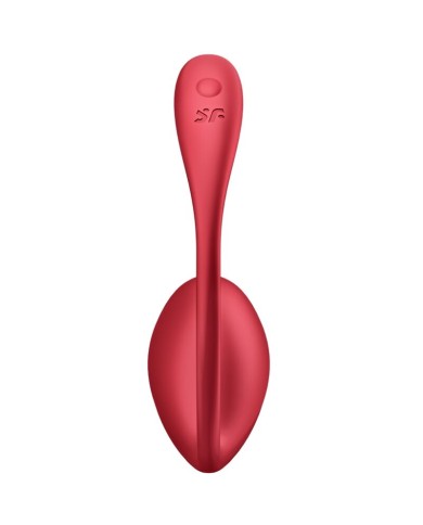 SATISFYER - SHINY PETAL STIMULATEUR À TÉLÉCOMMANDE À DISTANCE G POINT ROUGE APPLICATION GRATUITE