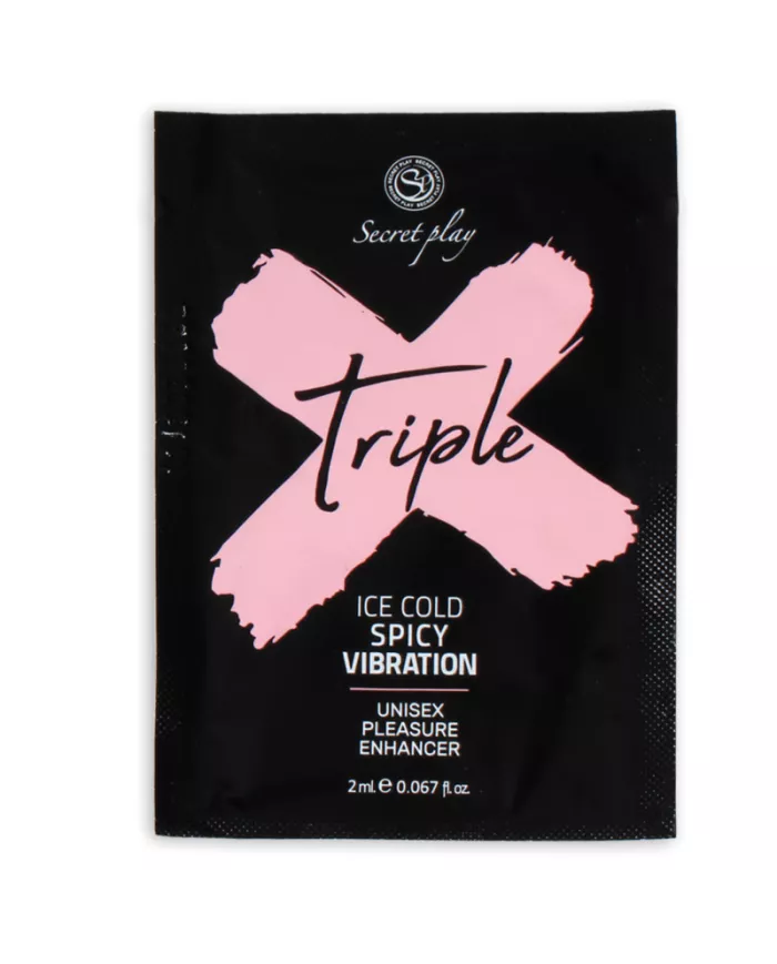 SECRETPLAY - UNIDOSE TRIPLE X INTENSIFICATEUR DE PLAISIR SECRETPLAY - UNIDOSE TRIPLE X INTENSIFICATEUR DE PLAISIR
