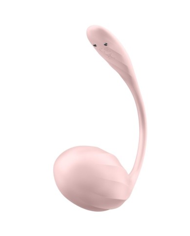 SATISFYER - RIBBED PETAL STIMULATEUR À DISTANCE G POINT ROSE APPLICATION GRATUITE