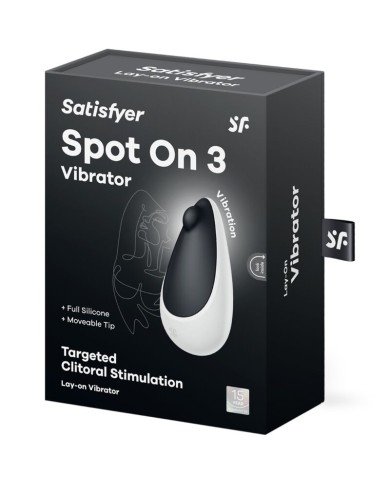 SATISFYER - SPOT ON 3 STIMULATEUR CLITORAL NOIR