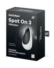 SATISFYER - SPOT ON 3 STIMULATEUR CLITORAL NOIR