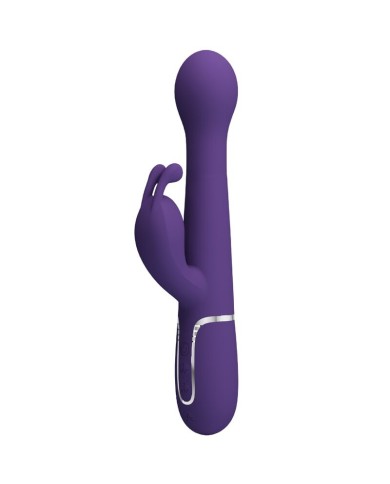PRETTY LOVE - DEJON VIBRATEUR RABBIT 3 EN 1 MULTIFONCTION VIOLET