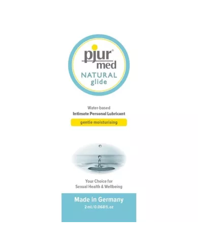 PJUR - MED LUBRIFIANT NATUREL  BASE EAU 2 ML