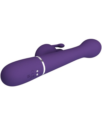 PRETTY LOVE - DEJON VIBRATEUR RABBIT 3 EN 1 MULTIFONCTION VIOLET