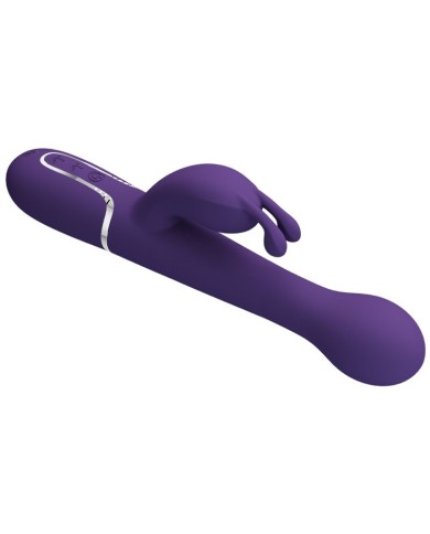 PRETTY LOVE - DEJON VIBRATEUR RABBIT 3 EN 1 MULTIFONCTION VIOLET