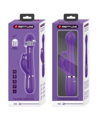 PRETTY LOVE - DEJON VIBRATEUR RABBIT 3 EN 1 MULTIFONCTION VIOLET