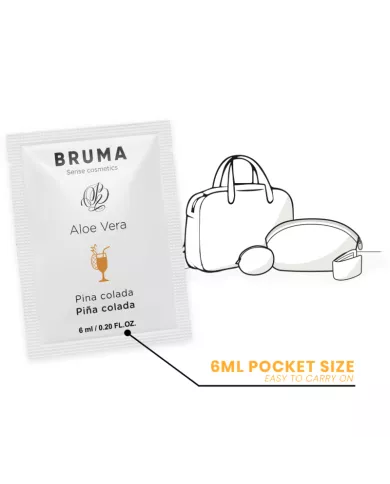 BRUMA - GEL GLISSANT À L''ALOE VERA SAVEUR PINA COLADA 6 ML