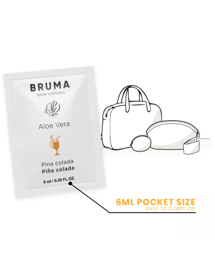BRUMA - GEL GLISSANT À L''ALOE VERA SAVEUR PINA COLADA 6 ML