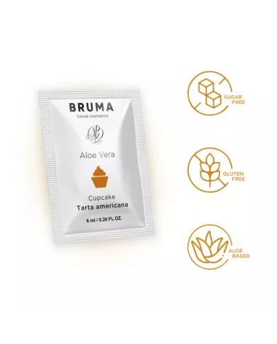 BRUMA - GEL GLISSANT À L''ALOE VERA SAVEUR CUPCAKE 6 ML