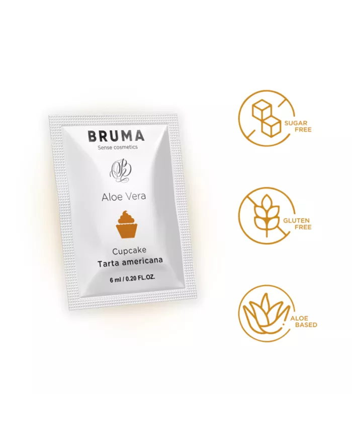 BRUMA - GEL GLISSANT À L''ALOE VERA SAVEUR CUPCAKE 6 ML
