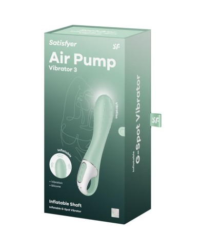 SATISFYER - AIR PUMP VIBRATOR 3 POINT G GONFLABLE NEUF