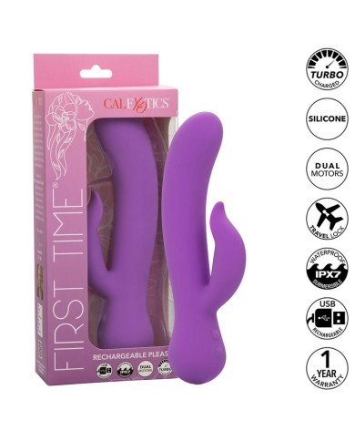 CALEXOTICS - FIRST TIME VIBRATEUR PLEASER RECHARGEABLE VIOLET