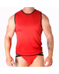 MACHO - T-SHIRT ROUGE S/M MACHO - T-SHIRT ROUGE S/M