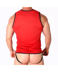 MACHO - T-SHIRT ROUGE S/M MACHO - T-SHIRT ROUGE S/M