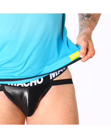 MACHO - T-SHIRT BLEU S/M MACHO - T-SHIRT BLEU S/M