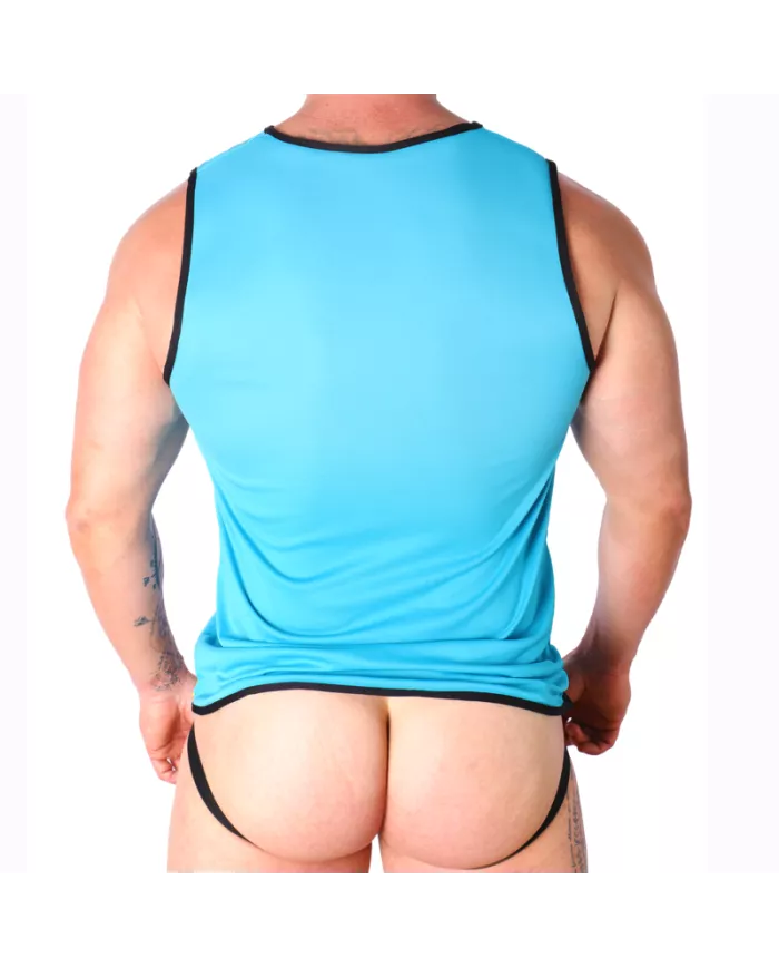 MACHO - T-SHIRT BLEU L/XL MACHO - T-SHIRT BLEU L/XL